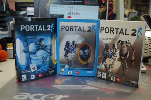 Portal 2 - Распаковка белого издания Portal 2 + неожиданный бонус.